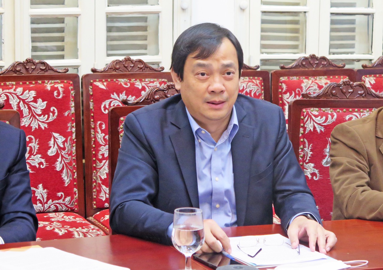 Tổng cục trưởng TCDL Nguyễn Trùng Khánh phát biểu tại buổi làm việc